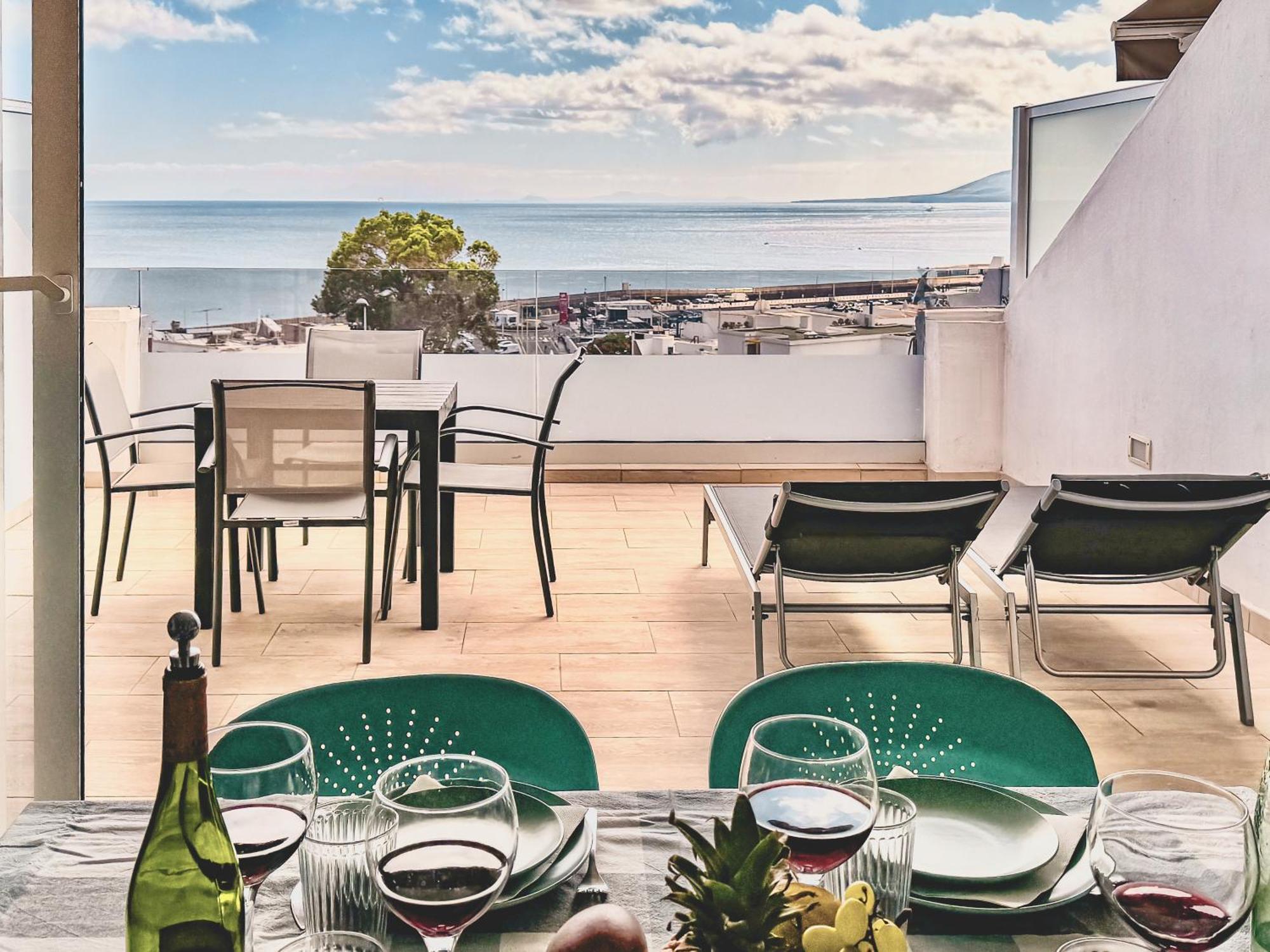 Willa Arthouse Sea View - Acquamarina E Zaffiro Puerto del Carmen  Zewnętrze zdjęcie